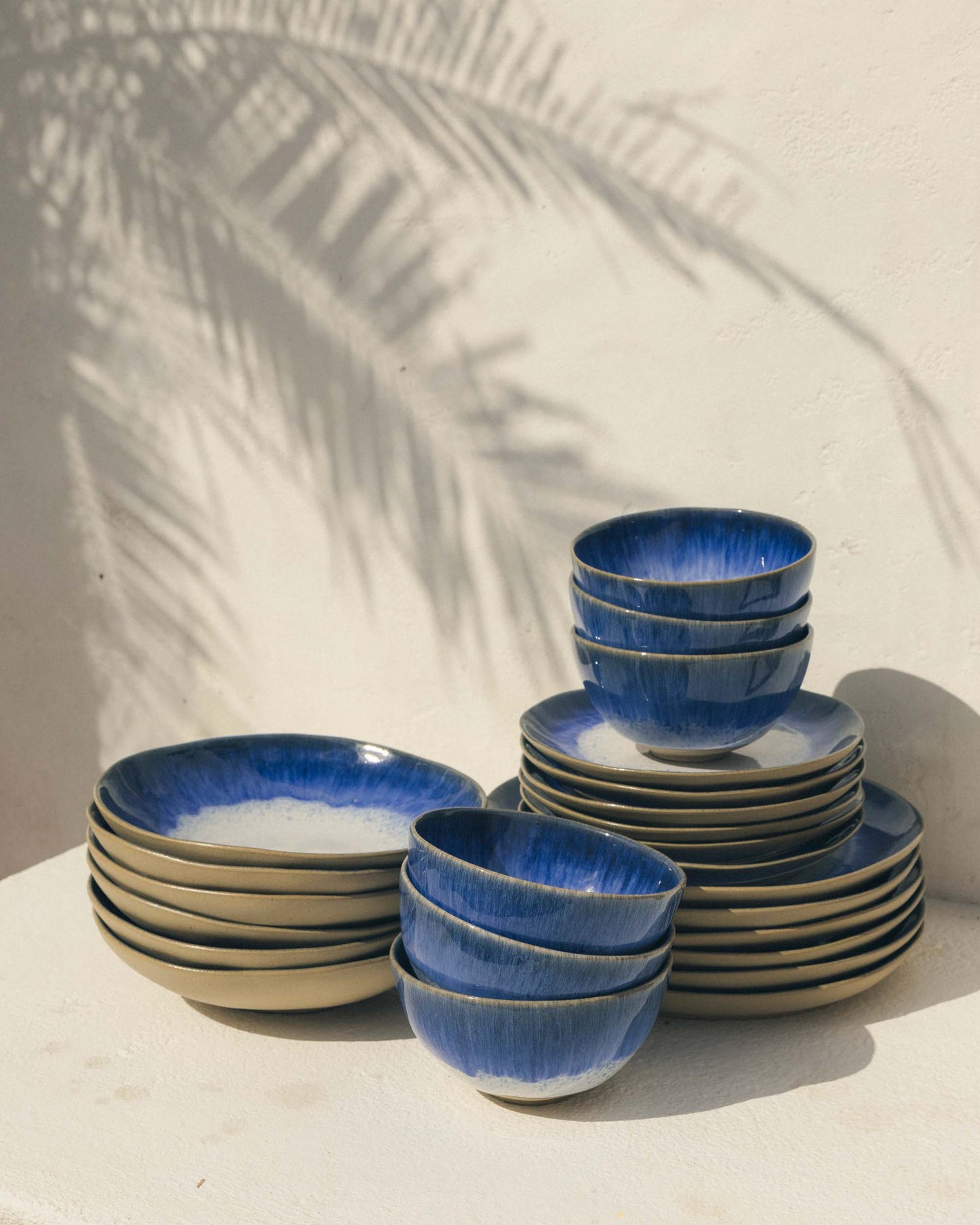 Plates & bowls set Maré 24 pieces